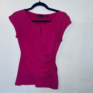 Pink Short Sleeve Blouse Women size XS